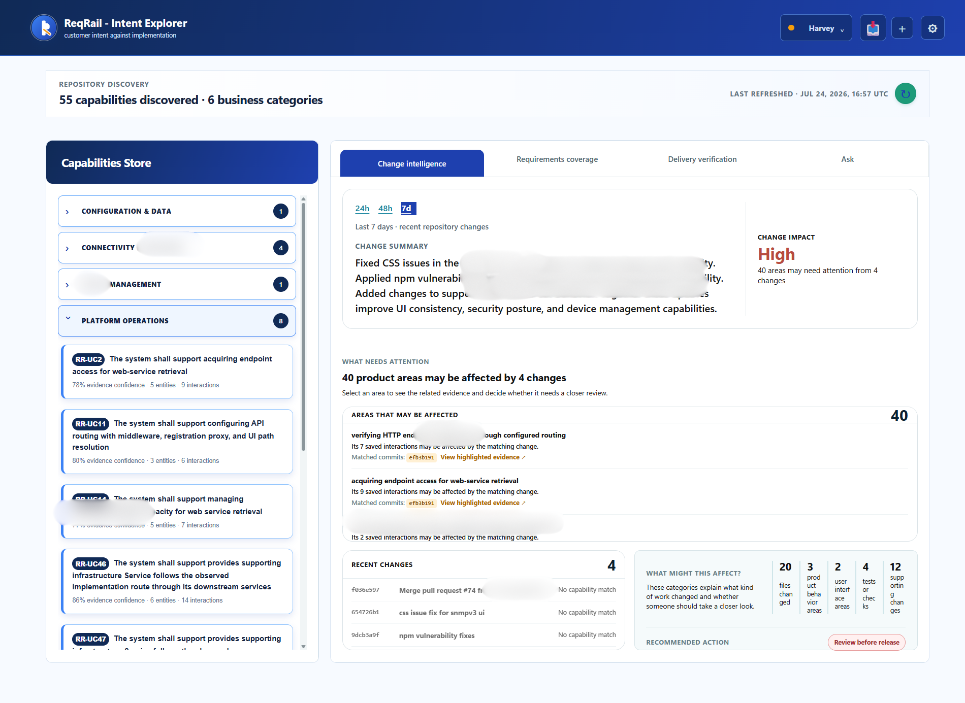 ReqRail Dashboard